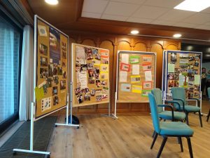 Posterwände zur Jubiläumsfeier